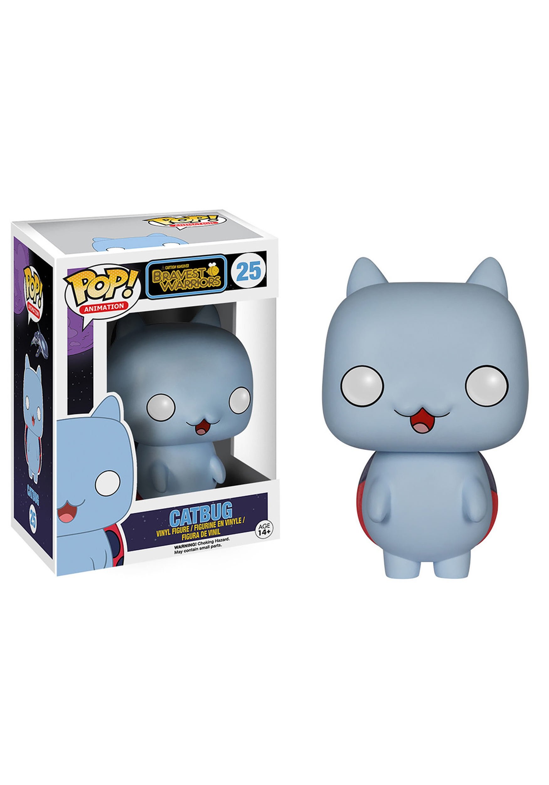 Funko Pop TV: Bravest Warriors Catbug Action Figure - Collectible Vinyl Toy for Fans, Gift for Anime Lovers - Perfect for Display, Decor, and Cosplay Accessories