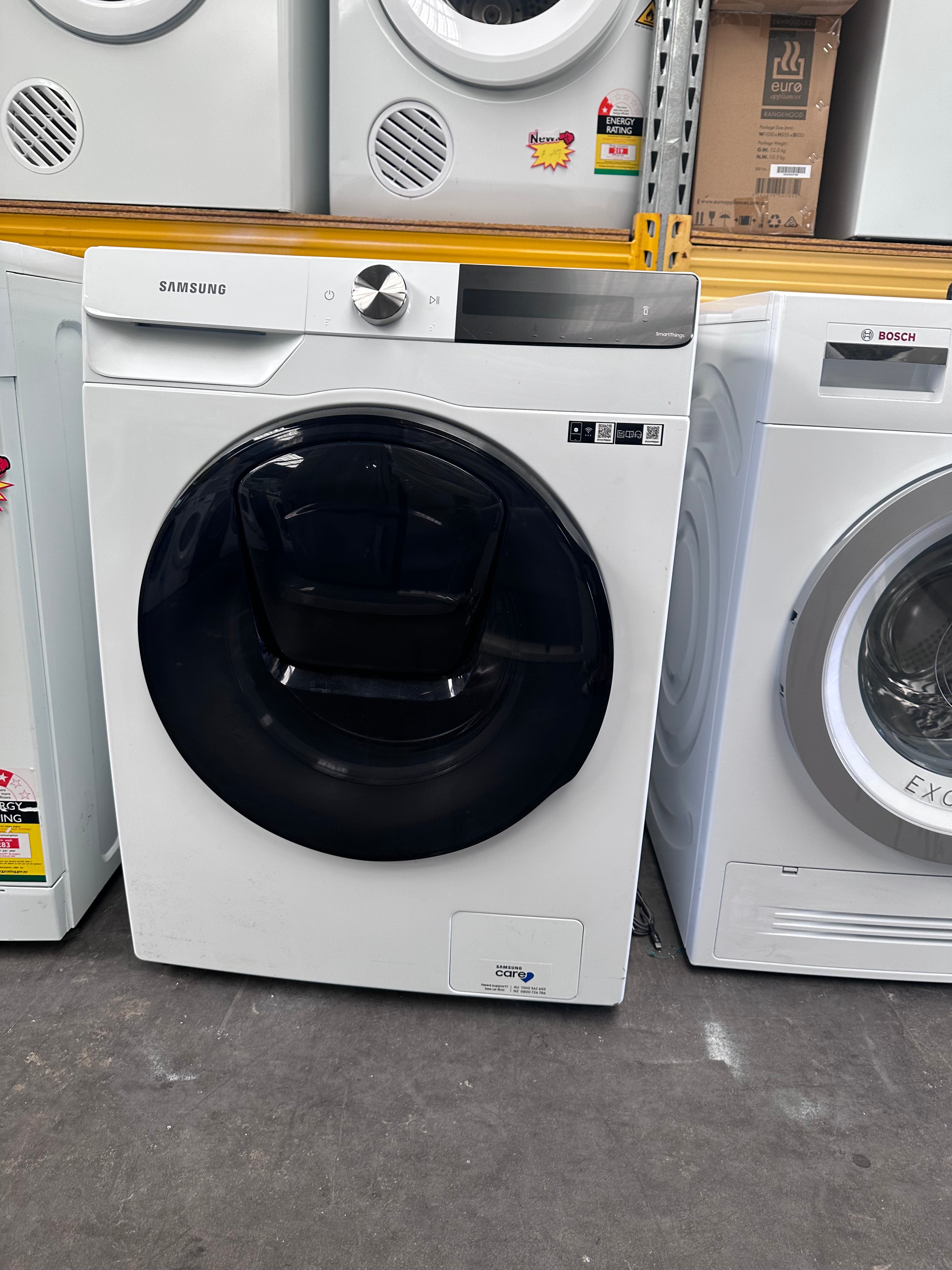 Samsung 9.5kg Front Load Washing Machine [Certified Refurbished] - Perfect for Apartments, Small Homes & Laundry Rooms