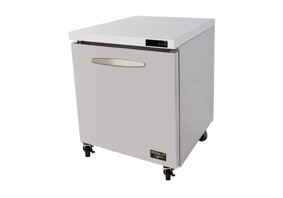 Kool It KUCR 27 1 - 27 Inch Undercounter Refrigerator for Kitchen, Bar, Office & Commercial Use | Compact & Space-Saving Design