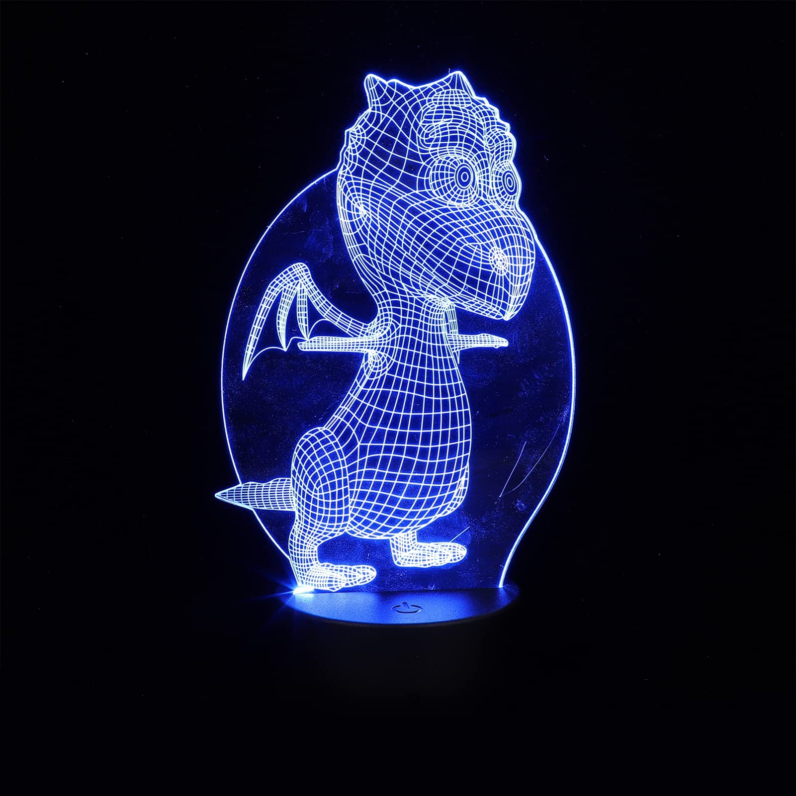 3D Dinosaur Night Light Lamp with Remote Control - 16 Color Changing LED Dino Night Light for Kids, Boys Room Decor, Christmas & Birthday Gifts - Perfect for Bedtime, Nursery, Playroom & Party Decorations