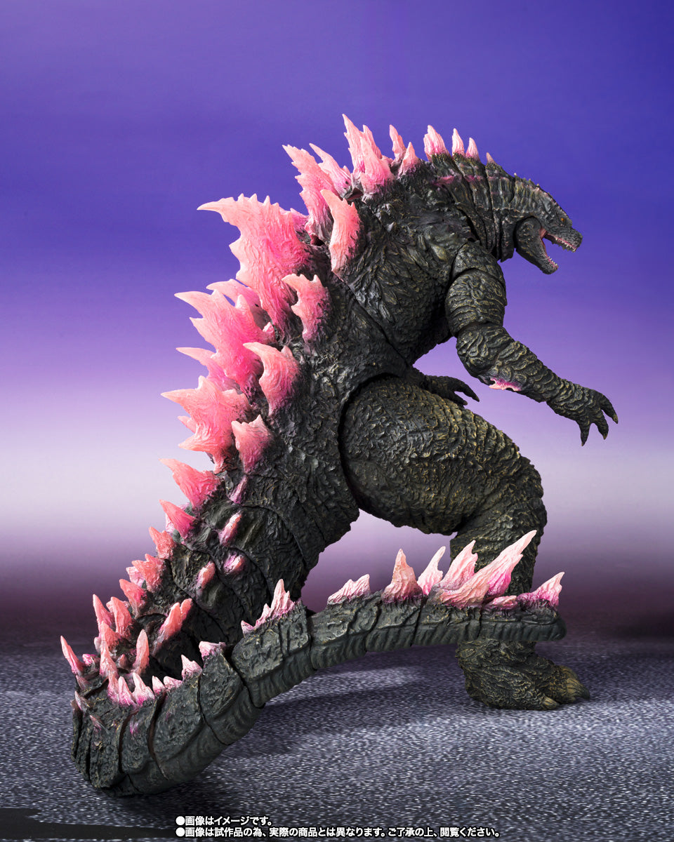 Bandai S.H.MonsterArts Godzilla x Kong: The New Empire Godzilla (Evolved Ver.) Collectible Action Figure - Perfect for Movie Fans, Display & Toy Collections