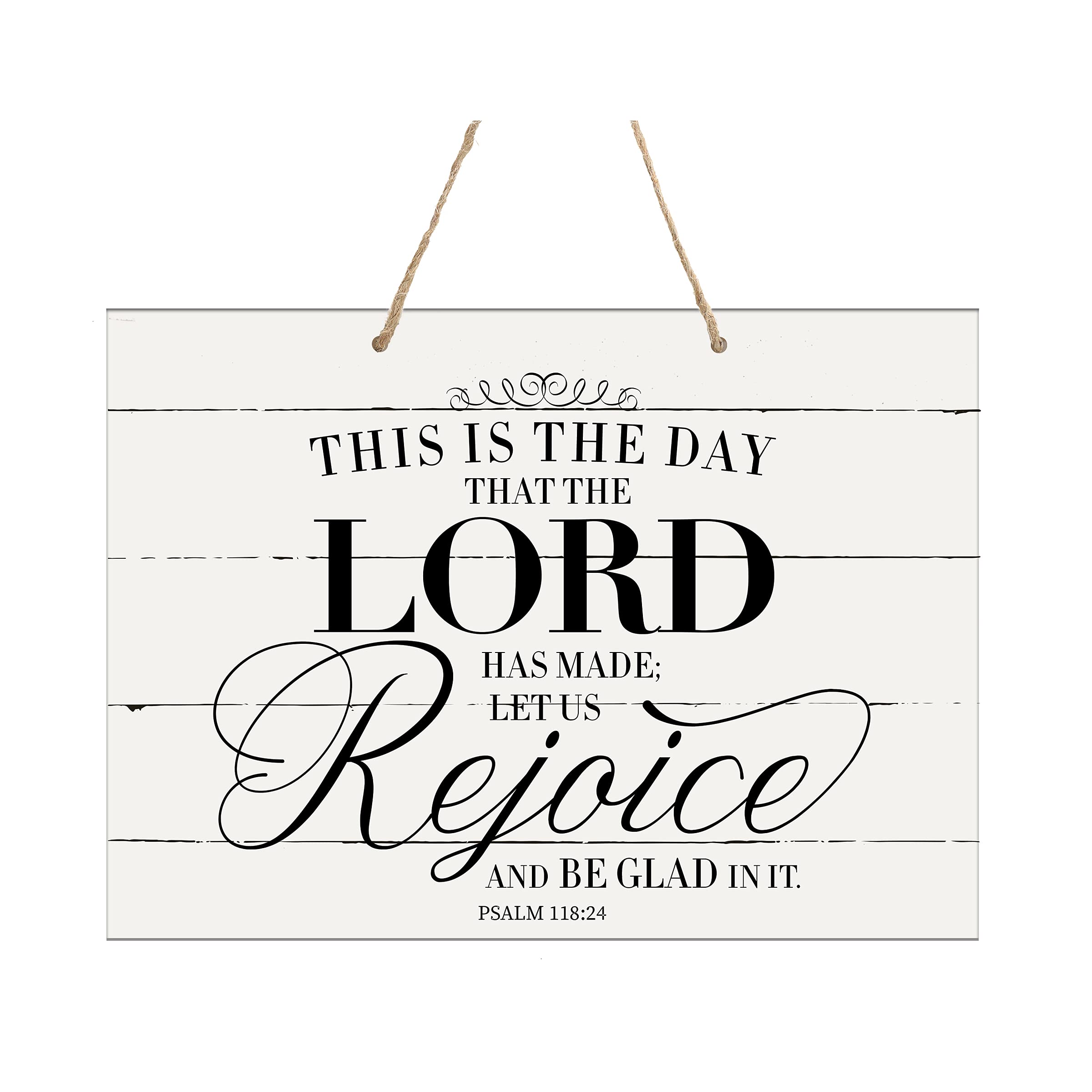 LifeSong Wooden Wall Sign 12x15in - Bible Verse Decor for Couples & Housewarming Gifts | Home & Wedding Decor