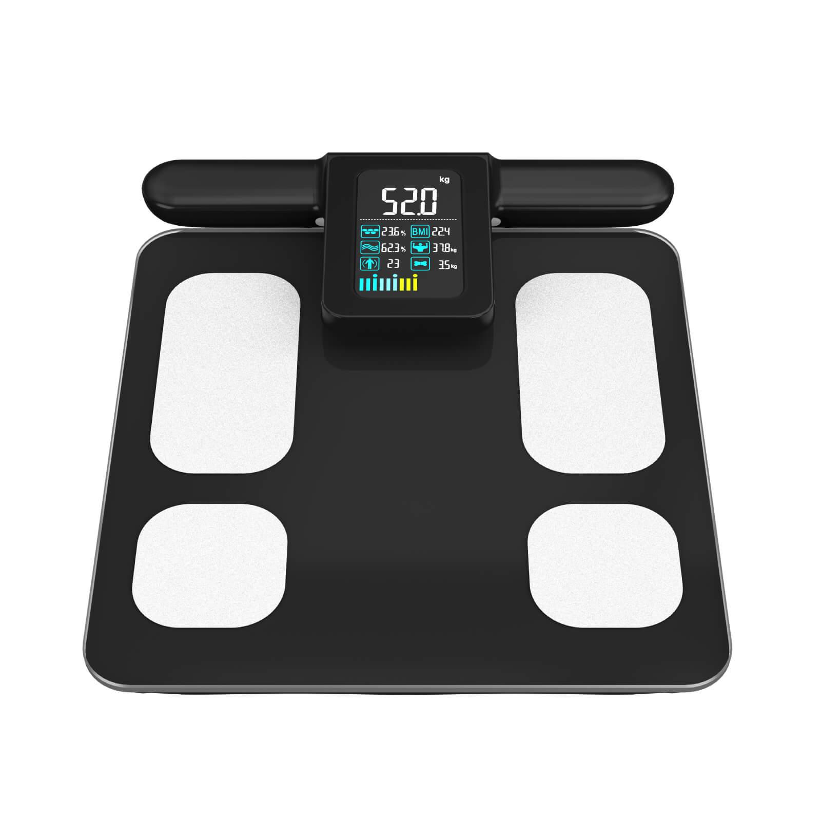 Lepulse P3 Professional 8-Electrode Smart Body Fat Scale - Accurate BMI, Muscle & Water Percentage Measurement for Home Gym & Weight Loss Tracking