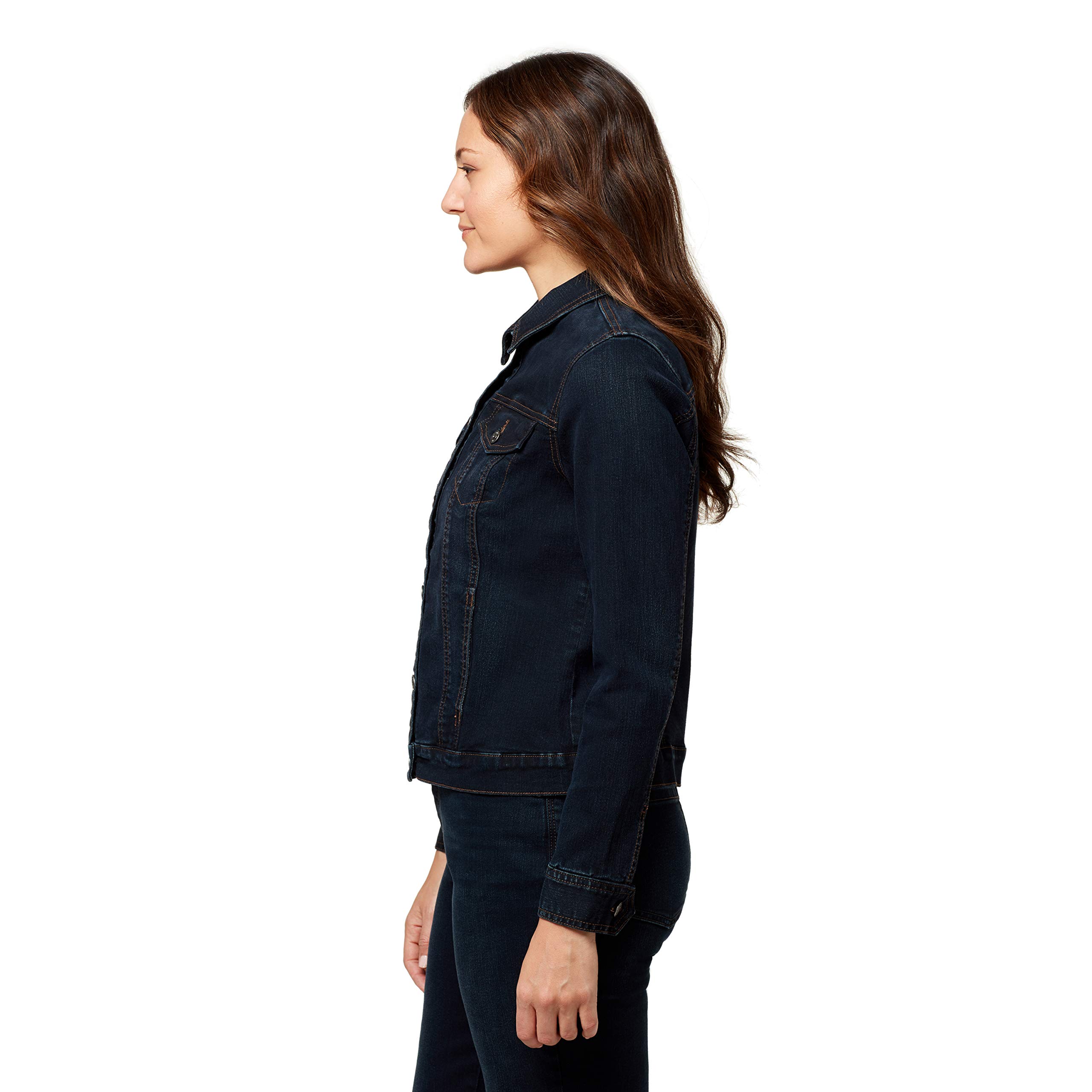 Gloria Vanderbilt Women's Amanda Denim Jean Jacket - Classic Stretch Denim Jacket for Women | Casual Wear, Layering & Outdoor Activities