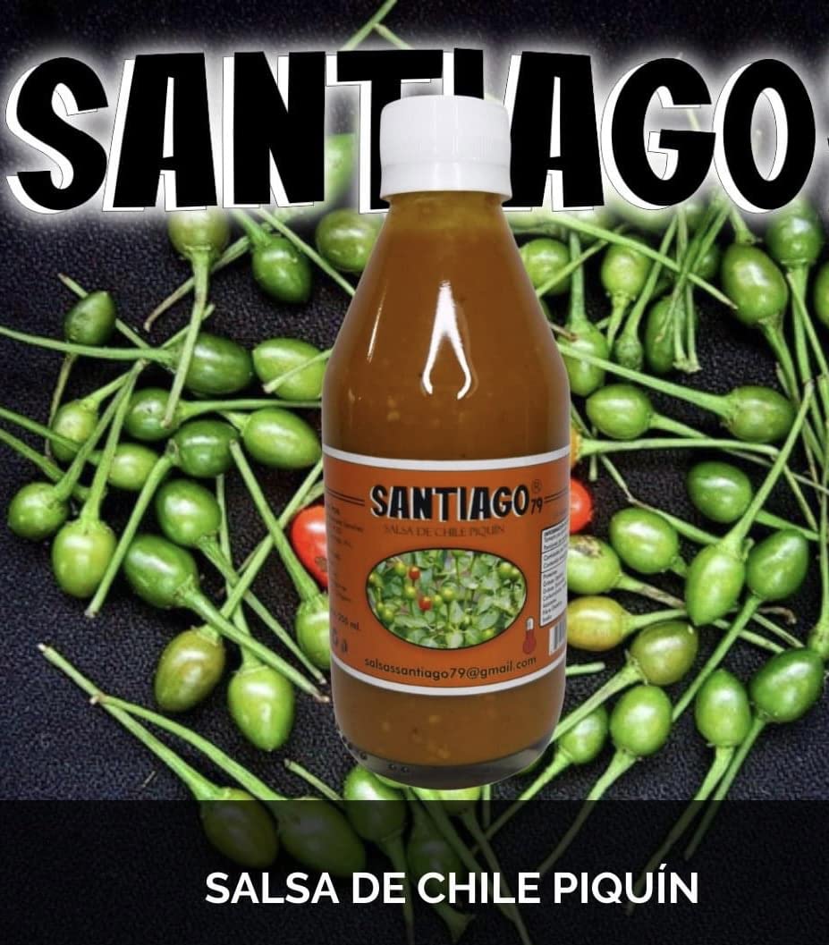 Authentic Mexican Red Piquin Pepper Hot Sauce by Border Merchant - 8.5oz Bottle | Spicy Condiment for Tacos, Wings & Mexican Cuisine