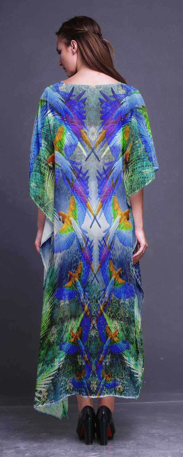Plus Size Kaftan Dresses for Women - Flowy Summer Beach Cover Up, Boho Kimono Maxi Dress for Lounge, Pool & Vacation | Lightweight Casual Wear