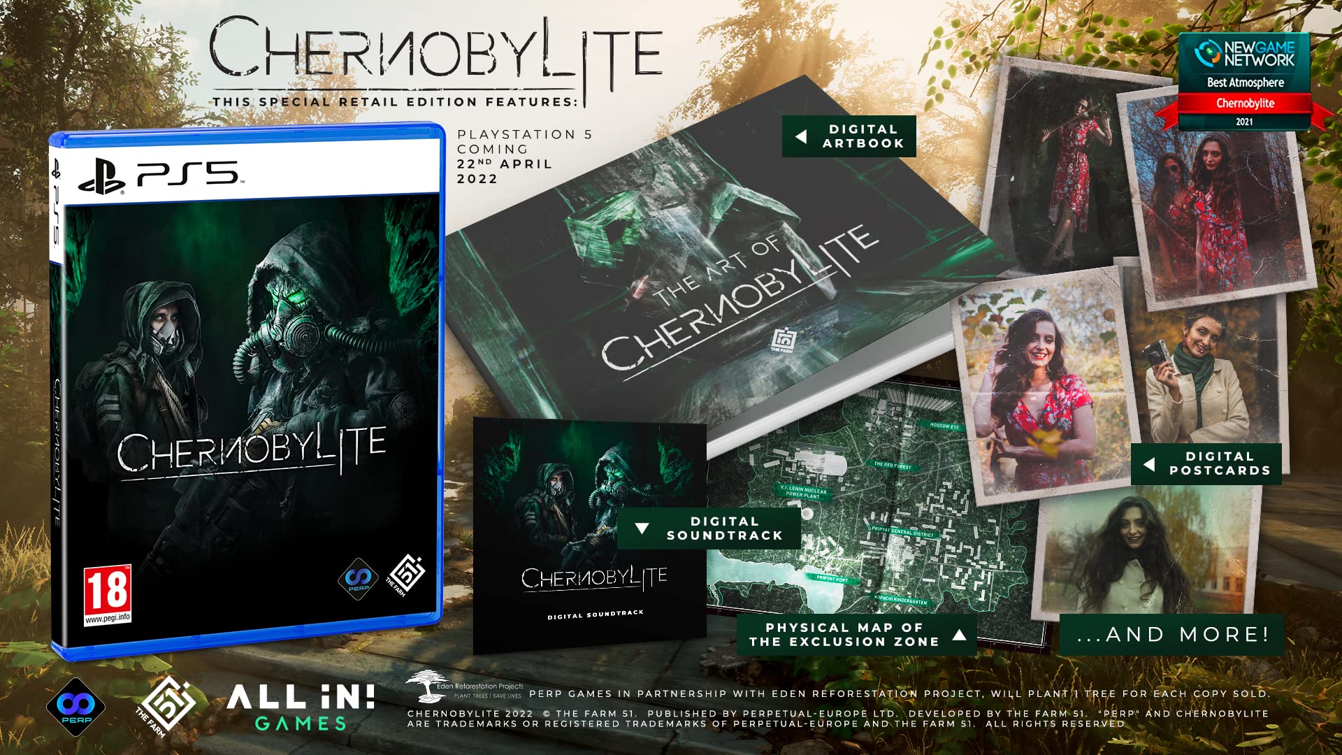Chernobylite for PS5 - Survival Horror Game with Open World & Sci-Fi Storyline | Perfect for Fans of Stalker & Metro Series | Play at Home or Game Nights