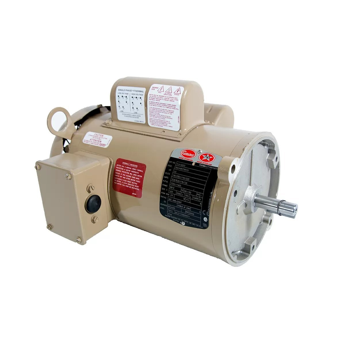 1.5 HP AP® Auger Drive Motor - Heavy Duty Snow Blower Replacement Part for Winter Snow Removal & Driveway Clearing