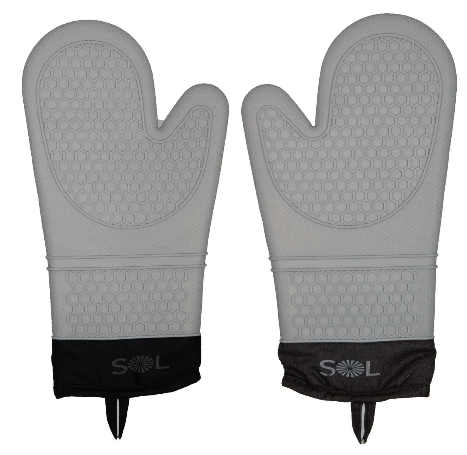 Heat-Resistant Silicone Oven Gloves & Potholders Set of 2 - Quilted Liner for Maximum Protection - Perfect for Cooking, Baking, BBQ, Hot Pot & Kitchen Use - Waterproof & Non-Slip Grip for Safe Handling of Hot Dishes
