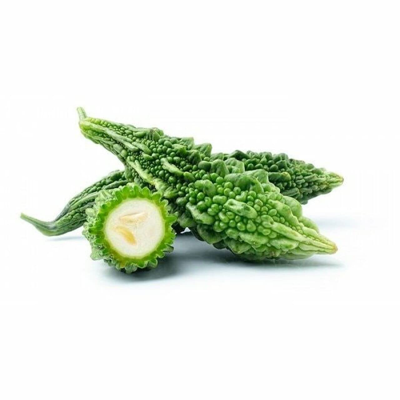 Bitter Melon Gourd 10 Seeds - Japanese Long Asian Vegetable for Home Gardening | Harvest Young at 10-13 Inches | Perfect for Stir-fries, Soups, and Healthy Asian Cuisine