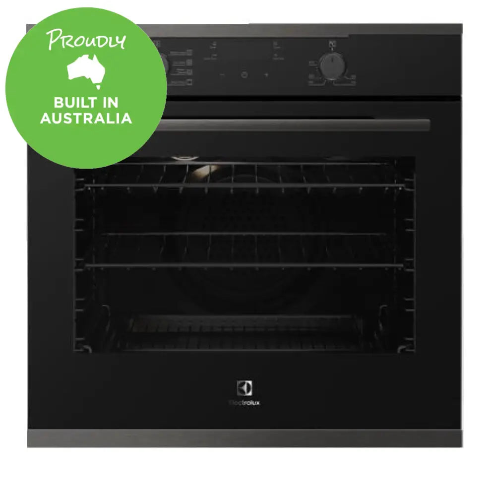 Electrolux EVE602DSD 60cm Built-in Oven - 8 Cooking Functions, Dark Stainless Steel Finish | Perfect for Baking, Roasting & Grilling in Modern Kitchens