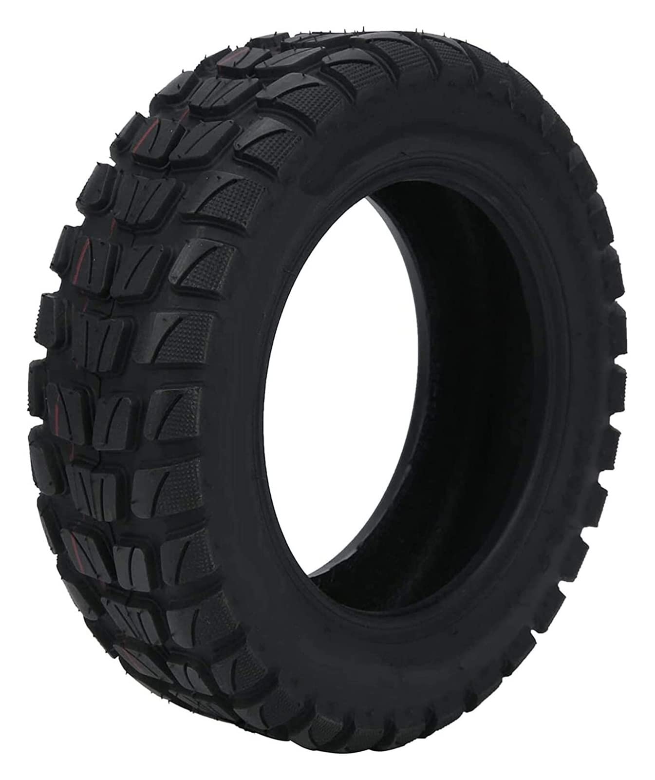 90/65-6.5 11 Inch Tubeless Vacuum Rubber Tire - Thickened Wear-Resistant Electric Scooter Replacement Tire for Commuting & Off-Road Riding