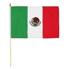 Mexico Hand Held Flag - Small Mexican Flag for Parties, Sporting Events & Celebrations - Perfect for Cinco de Mayo, Independence Day & World Cup Support