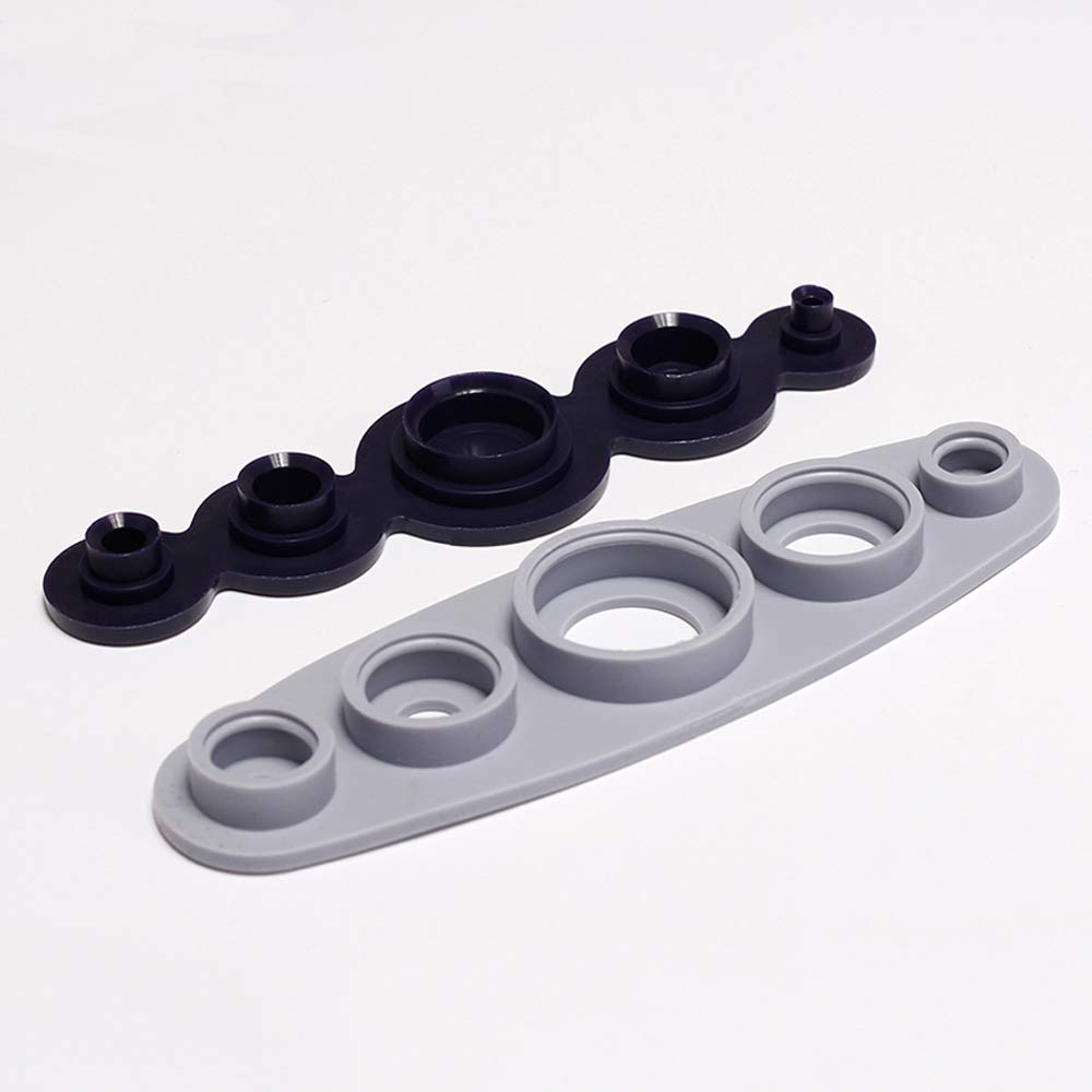 HONEYSEW Covered Button Maker Tool Kit - DIY Fabric Buttons 11mm to 29mm (673170) - Perfect for Sewing, Crafts, Clothing Repair & DIY Fashion Accessories