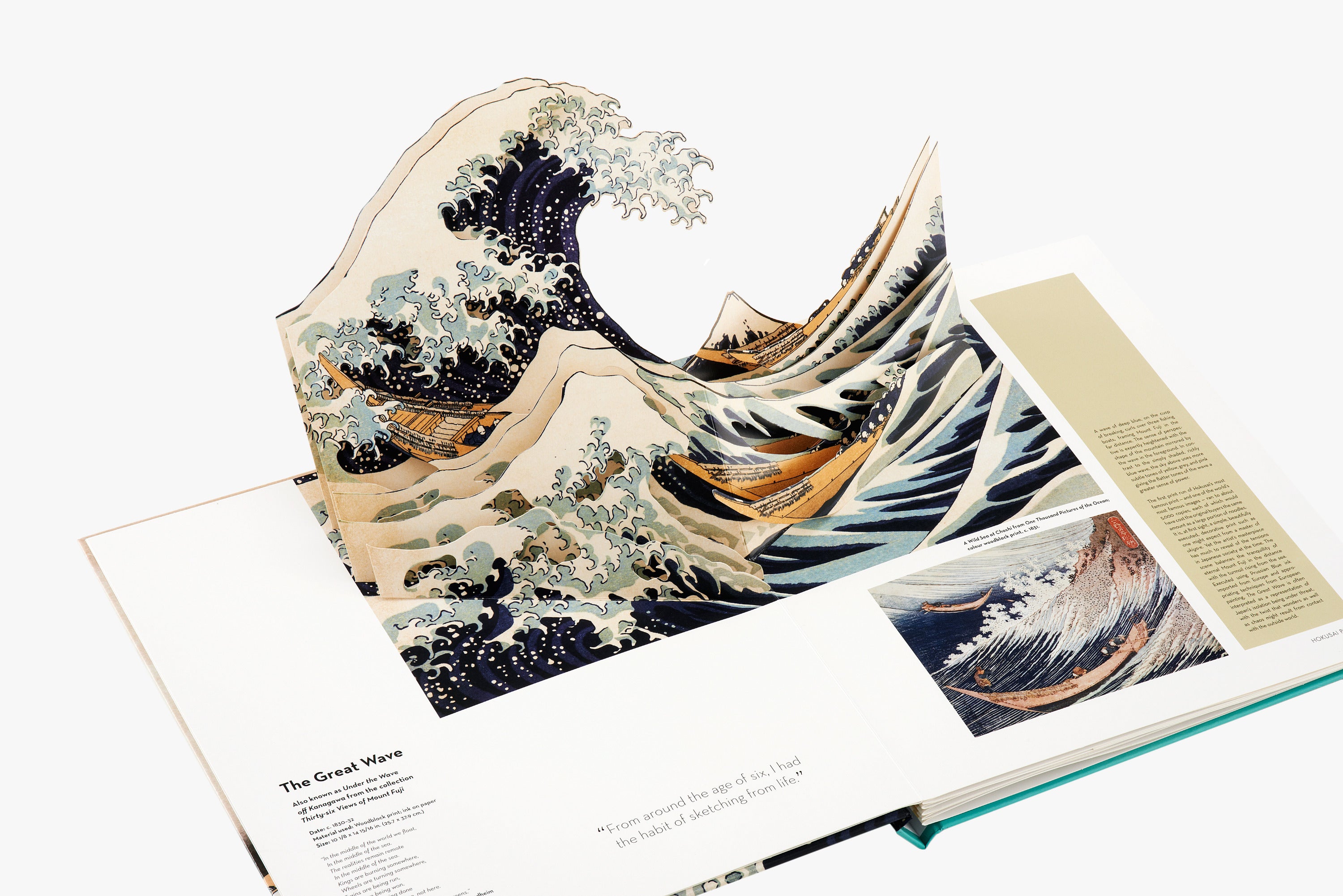 Hokusai Pop Up Book - 3D Japanese Art Pop-Up Cards for Adults & Kids - Perfect for Gifts, Collectibles & Home Decor