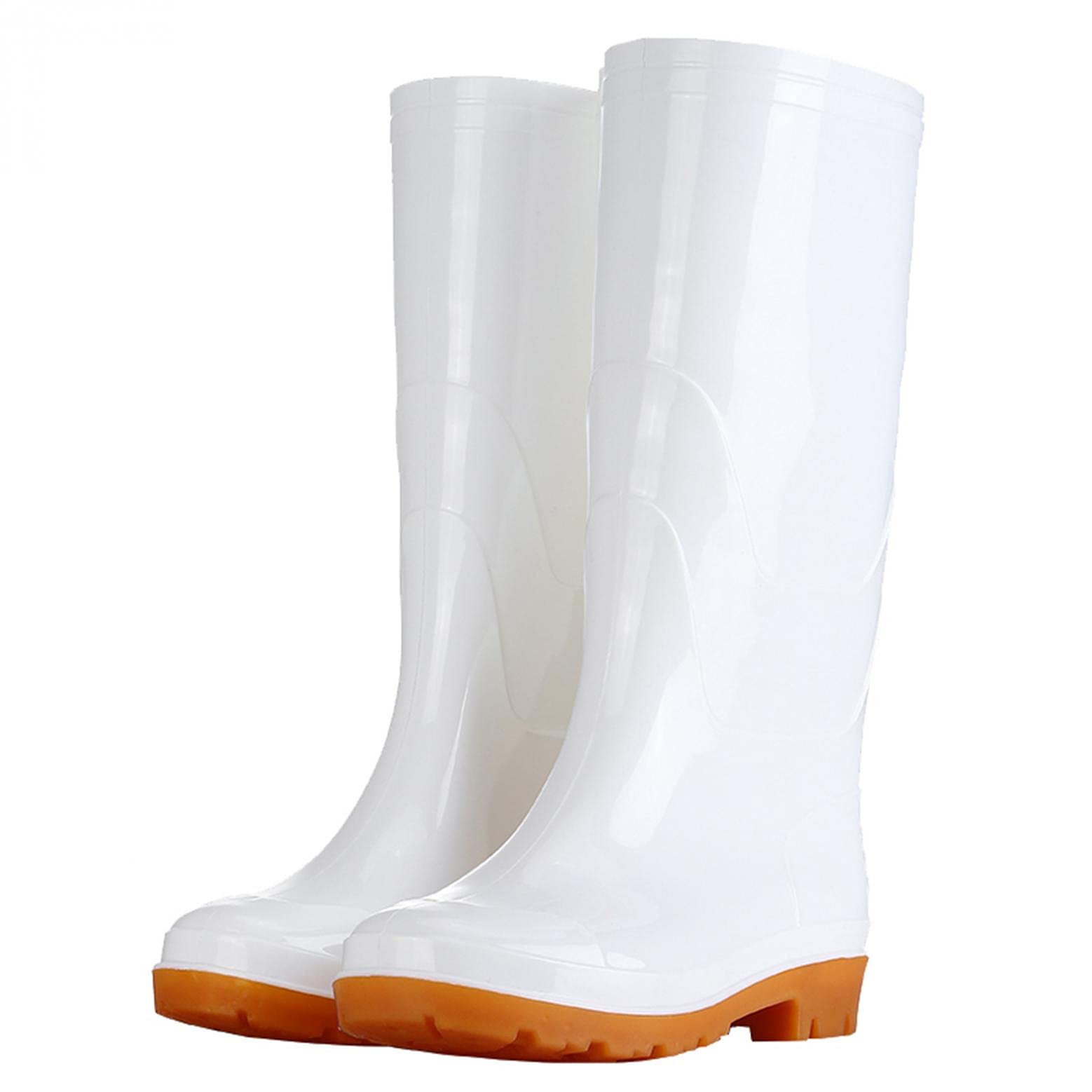 Xudanell Women's Waterproof Rain Booties - Non-Slip Rubber Sole High Top Ankle Boots for Rainy Days, Outdoor Walking & Gardening