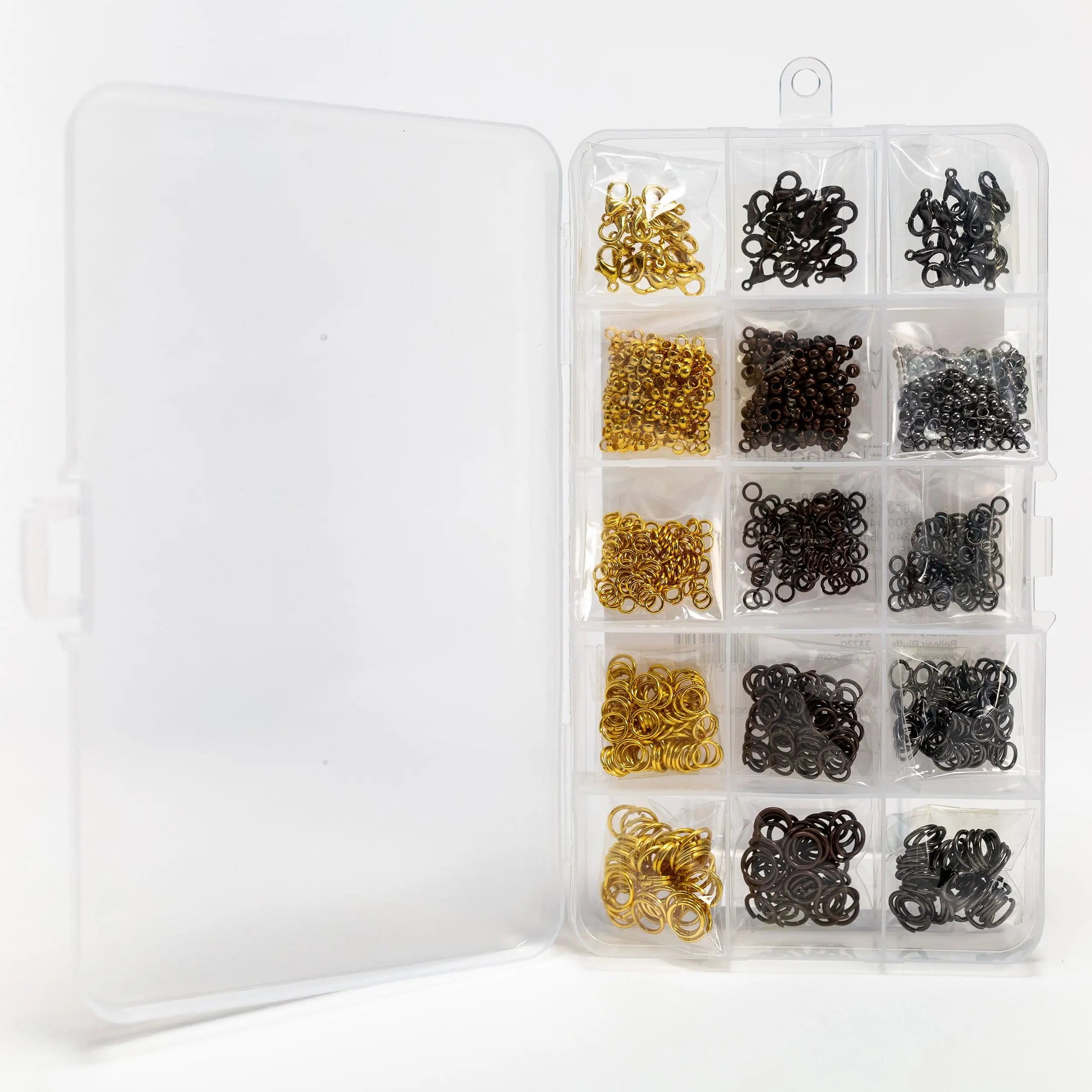 JMBM Jewelry Findings Kit - 1335 Pieces Jewelry Making Supplies for DIY Earrings, Necklaces, Bracelets - Perfect for Crafters, Beaders & Jewelry Designers