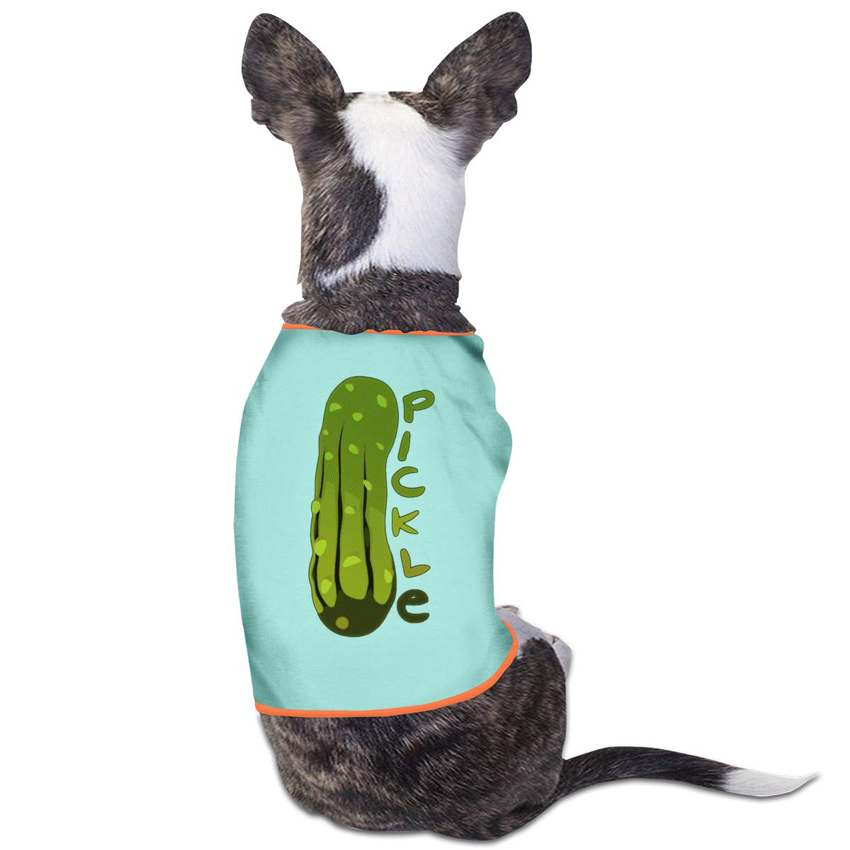 Stylish Pet Dog Clothes - Cute Pickle Print Dog Shirts & Cat Vests for Puppy Costumes | Comfortable Pet Clothing for Daily Wear, Halloween & Photo Shoots