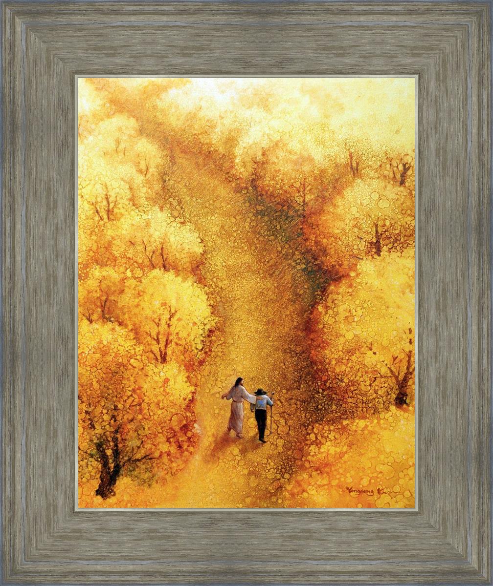 By Your Side - Heartwarming Art Print by Yongsung Kim | Christian Home Decor, Wall Art for Living Room & Bedroom | Perfect Gift for Weddings, Anniversaries & Housewarming
