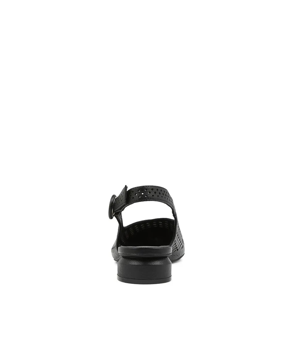 Django & Juliette Fabbri Black Leather Handbag - Stylish Women's Shoulder Bag for Work, Date Night & Evening Events