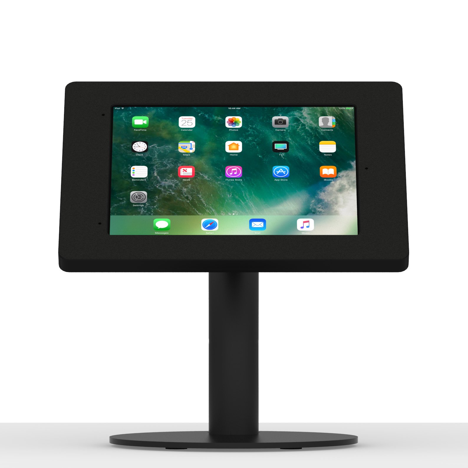 VidaMount Black iPad Stand with Home Button Cover - Portable Adjustable Holder for iPad Pro 10.5