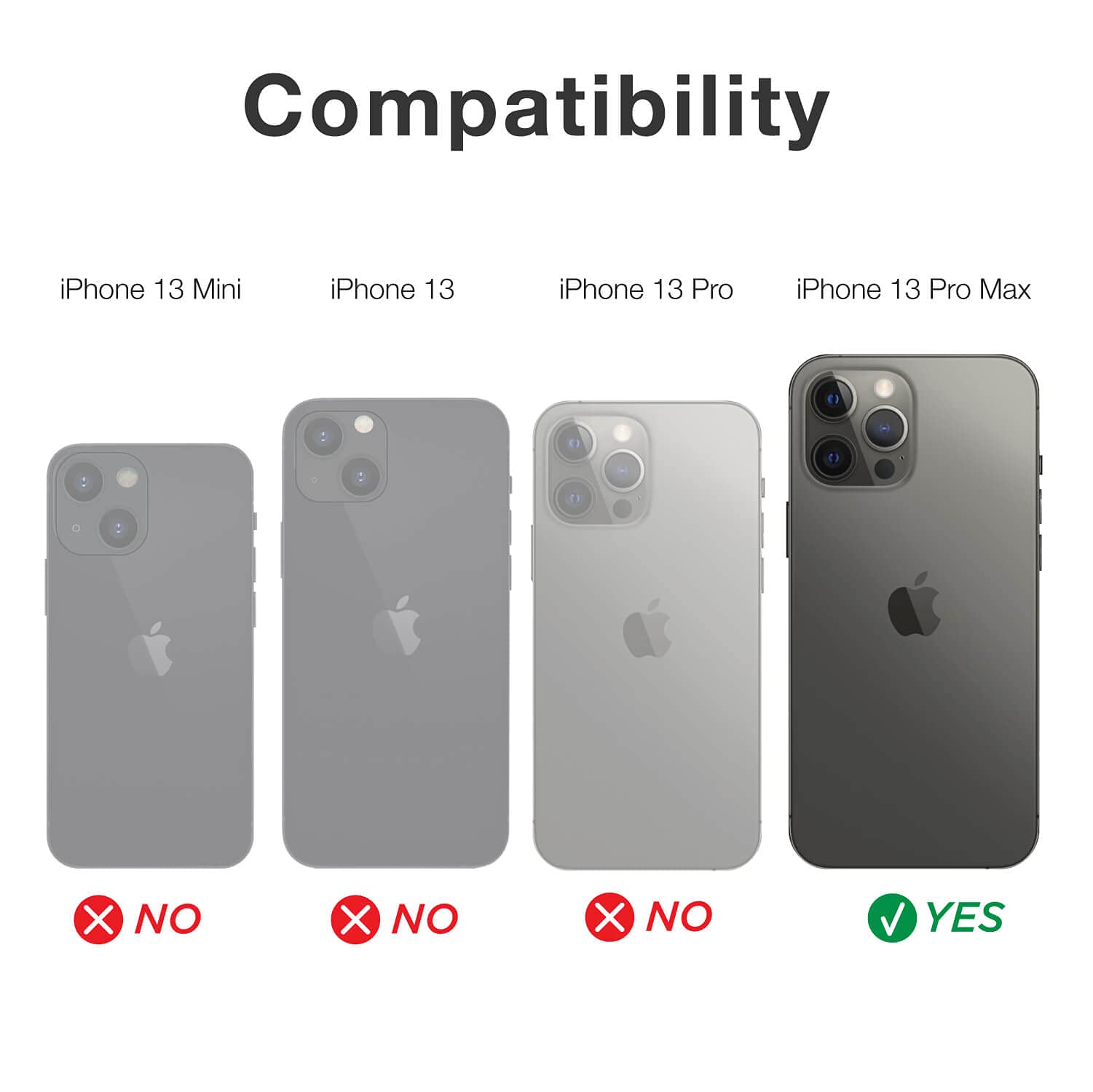 RAPTIC Air Shockproof Clear Case for iPhone 13 Pro Max - Ultra Thin Protective Cover with Aluminum Metal Bumper | Wireless Charging Compatible | 13ft Drop Protection | Perfect for Outdoor Activities & Daily Use (Red)