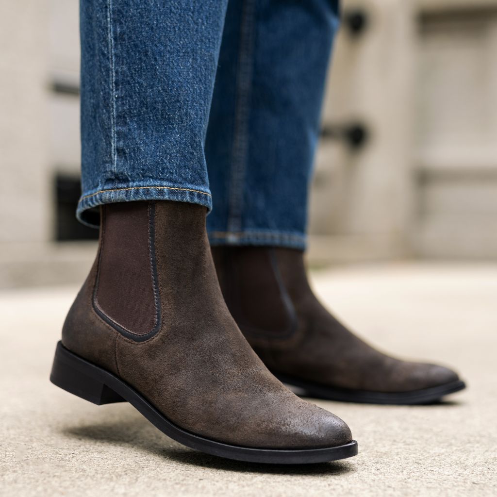 Duchess Dark Olive Suede Women's Loafers - Comfortable Slip-On Shoes for Work, Office & Casual Outfits
