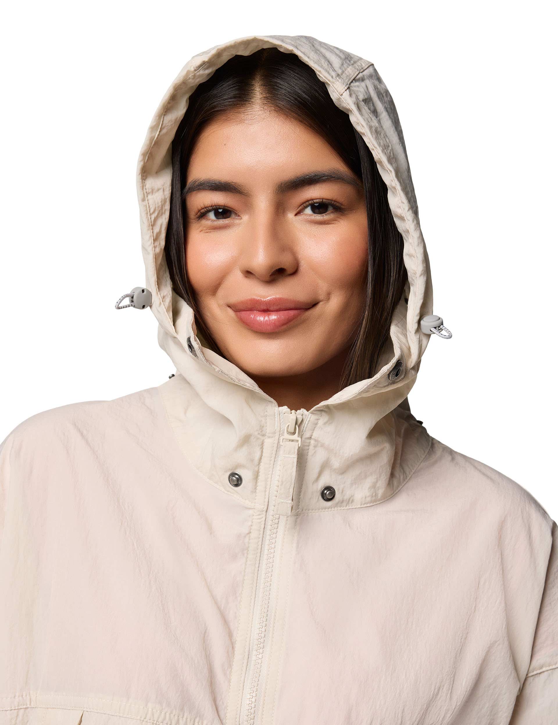 Paracutie II Hooded Windbreaker Jacket - Dark Stone Color | Lightweight Water-Resistant Outdoor Windbreaker for Hiking, Running & Travel