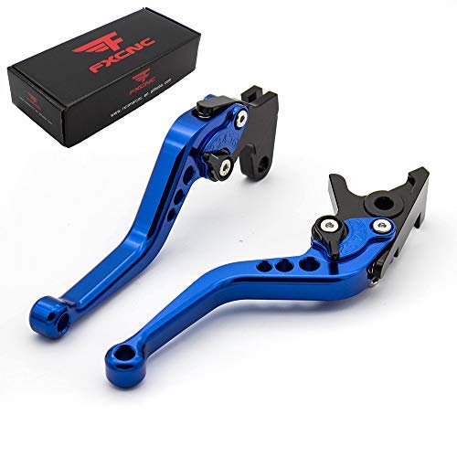 FXCNC CNC Machined Adjustable Brake & Clutch Levers for Yamaha YZF-R1/R1S/R1M (2015-2020) - Durable Aluminum Motorcycle Levers for Better Control & Comfort - Perfect for Racing, Commuting & Long Rides