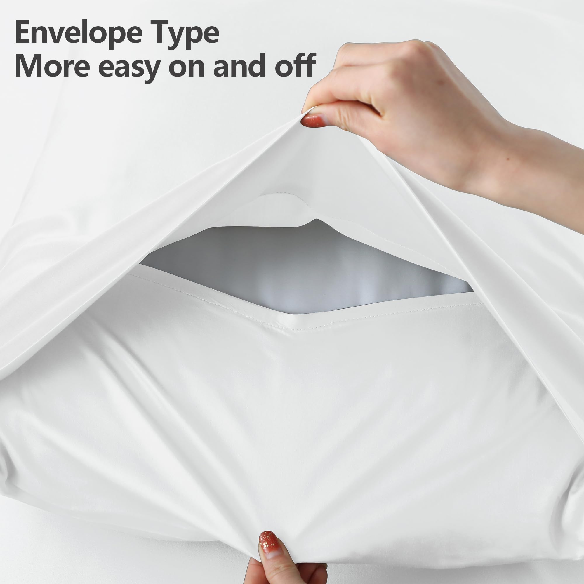 Premium 400 Thread Count Bamboo Viscose Twin Bed Sheets Set - 3 Piece Breathable & Silky Soft Sateen Weave Sheet Set for 8