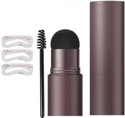 Best Natural Shade Hairline Powder & Hair Shading Sponge Pen - Instant Hair Thickening & Scalp Coverage for Men & Women - Perfect for Bald Spots, Receding Hairlines & Everyday Styling