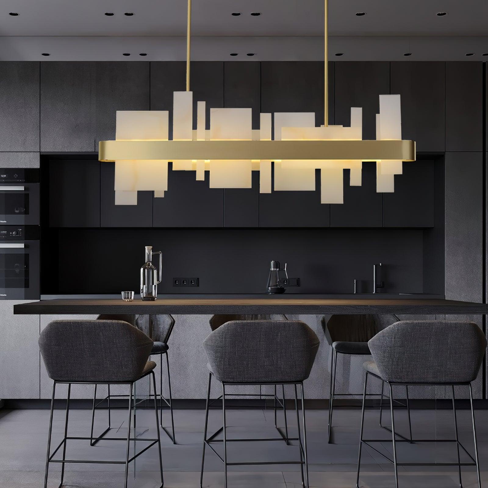 Amelie Crystal Chandelier - Elegant Modern Ceiling Light Fixture for Dining Room, Living Room & Bedroom Decor