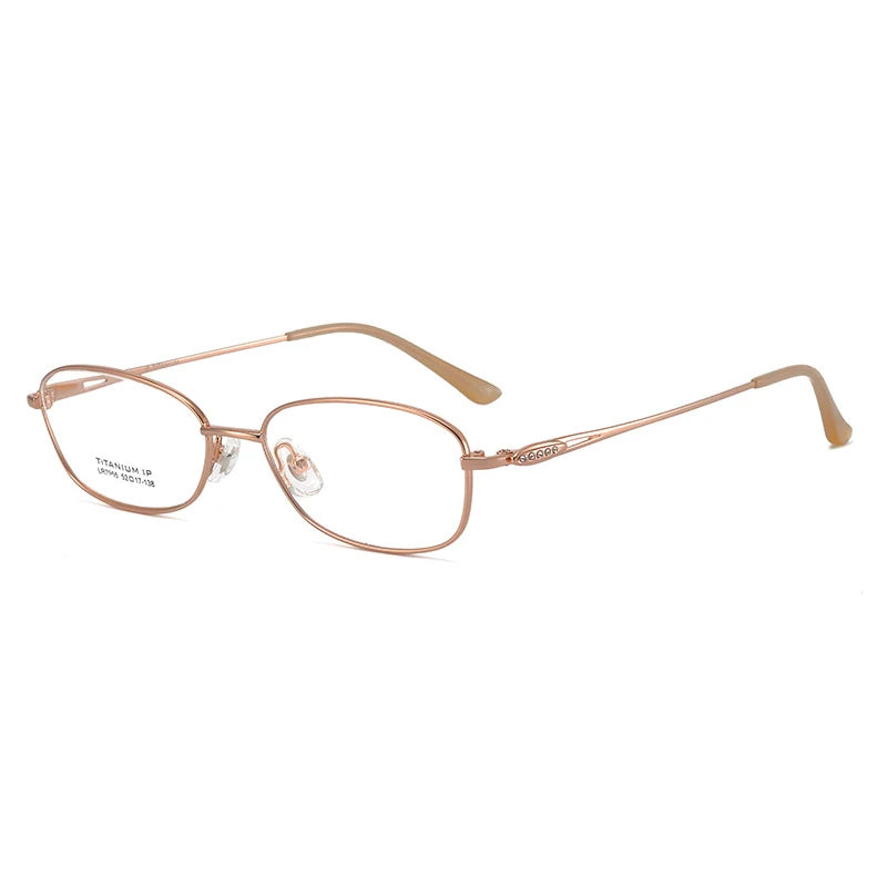 Bclear Women's Full Rim Oval Titanium Eyeglasses 7955 - Lightweight & Durable Glasses for Work, Reading & Everyday Use