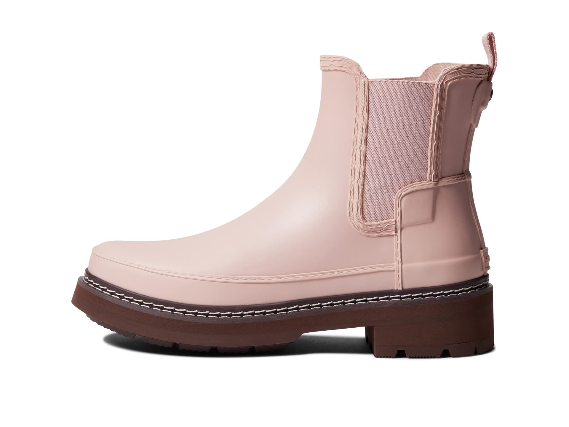 Hunter Women's Refined Chelsea Rain Boots - Waterproof Ankle Booties with Stitch Detail | Perfect for Rainy Days, Outdoor Adventures & Casual Wear