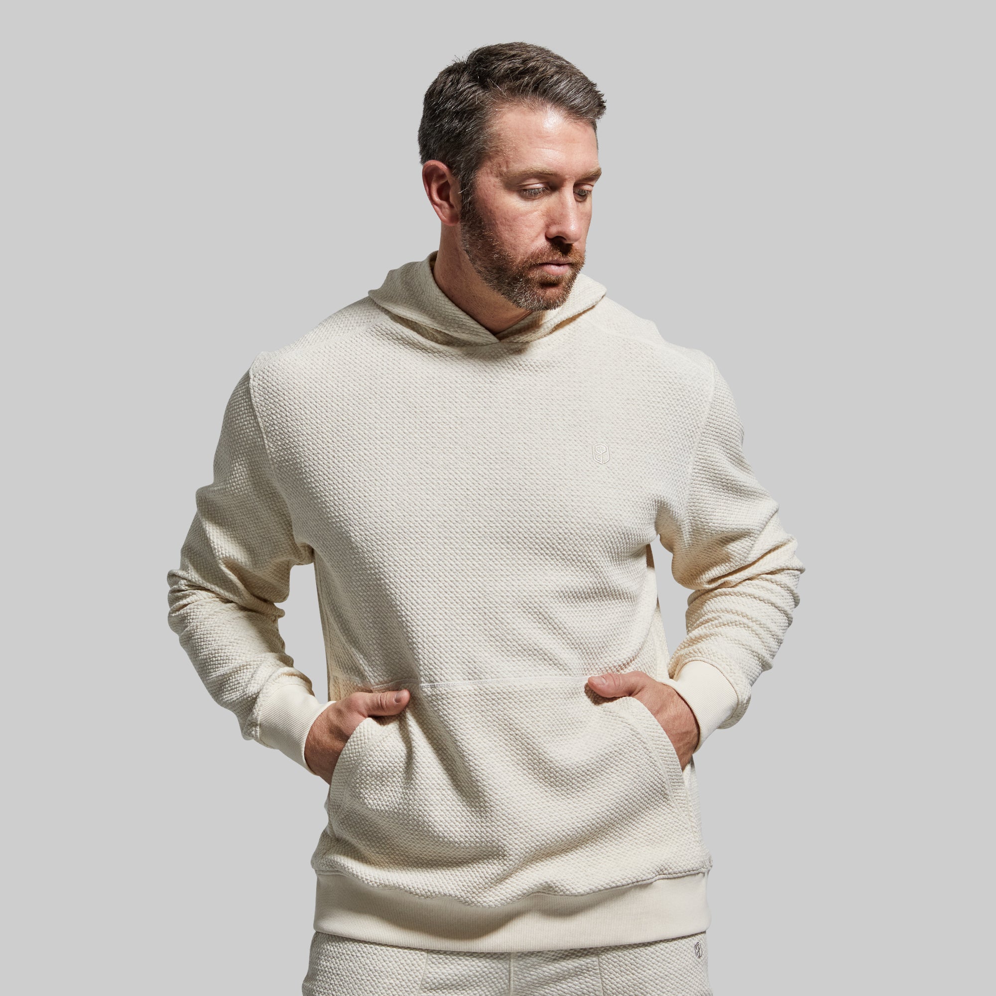Men's Cloud Jogger Set - Heather Oatmeal Color Comfortable Running Outfit for Jogging, Gym & Lounge Wear - Lightweight Athletic Tracksuit for Men