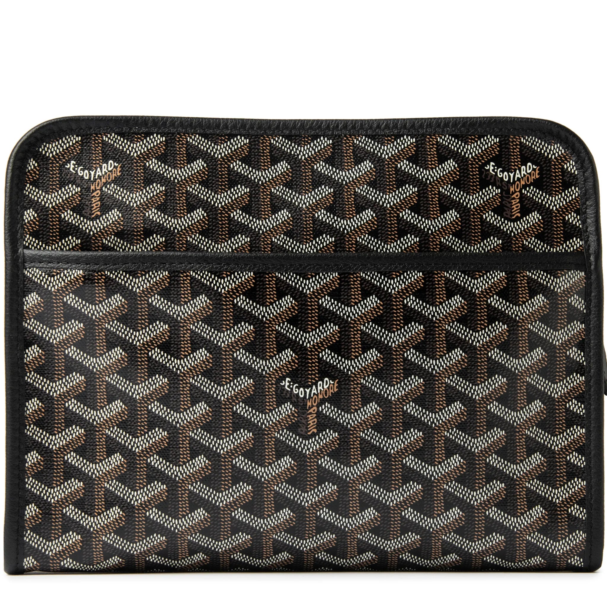 Goyard Jouvence MM Black Washbag | Luxury Waterproof Travel Cosmetic Bag | Perfect for Travel, Gym & Everyday Use