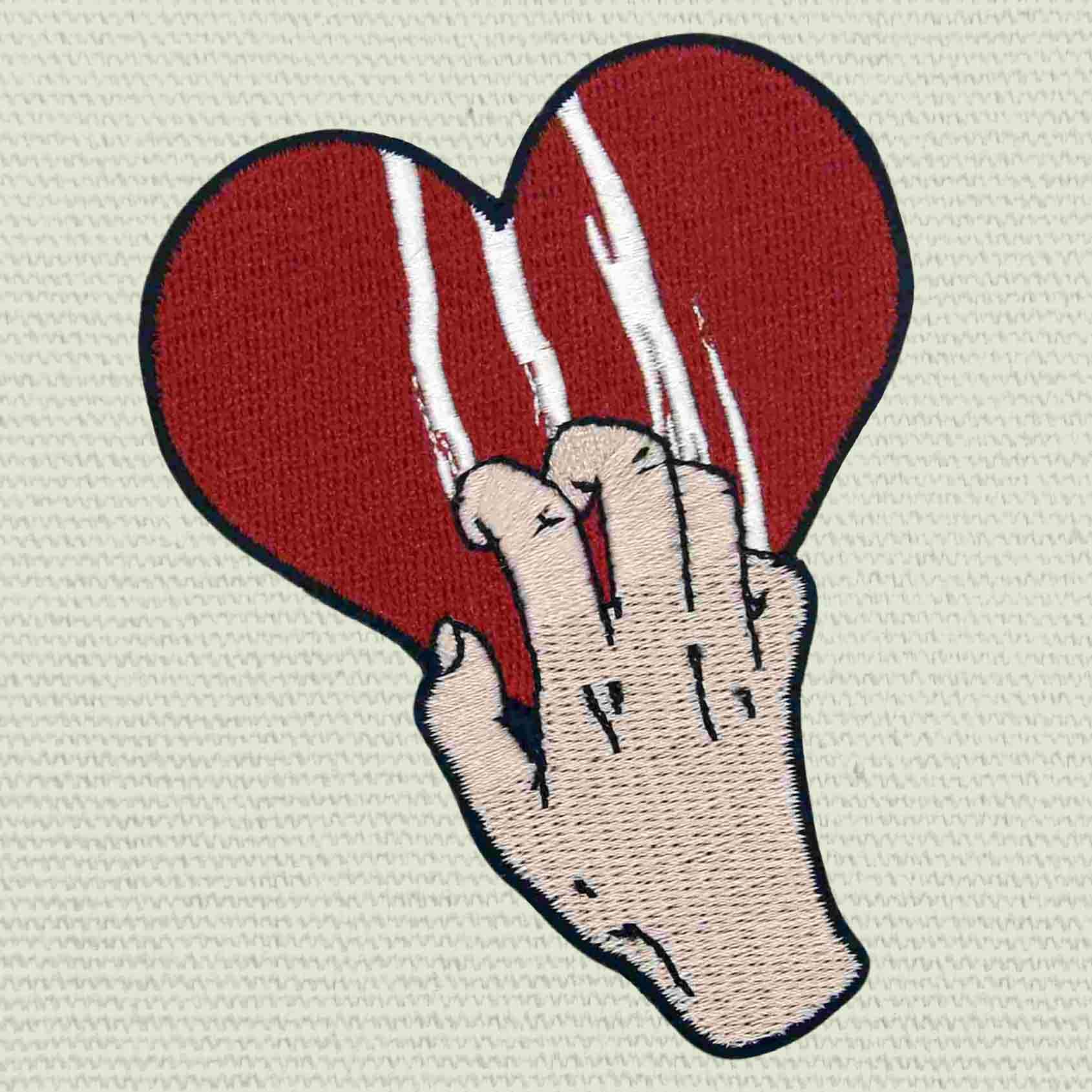 Unbearable Temptation Itchy Patch - Embroidered Iron On & Sew On Applique Badge for Jackets, Hats, Bags - DIY Clothing Emblem for Punk, Gothic, Rock Fashion