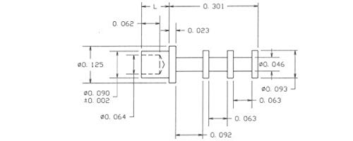 10-601-2-05 Non-Insulated Triple Turret Terminal - 50 Pack for Electrical Wiring, Automotive & DIY Projects