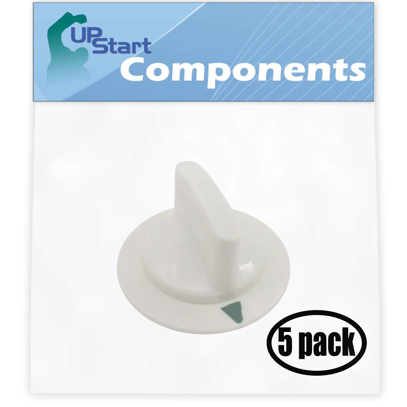 5 Pack Replacement Dryer Timer Knob WE1M652 Compatible with General Electric RVSR363EH0WW Dryer - Perfect for DIY Appliance Repair & Laundry Room Maintenance