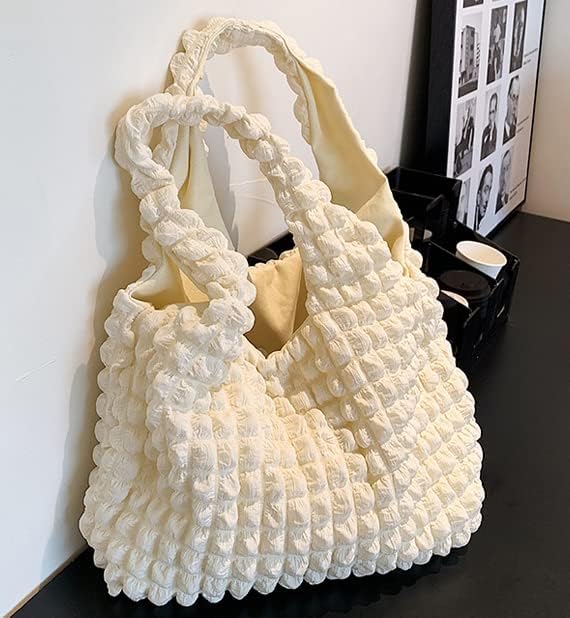 Stylish Bubble Hobo Bags for Women - Soft Cloud Shoulder Tote Bag, Casual Purse & Work Satchel - Perfect for Office, Travel and Everyday Use