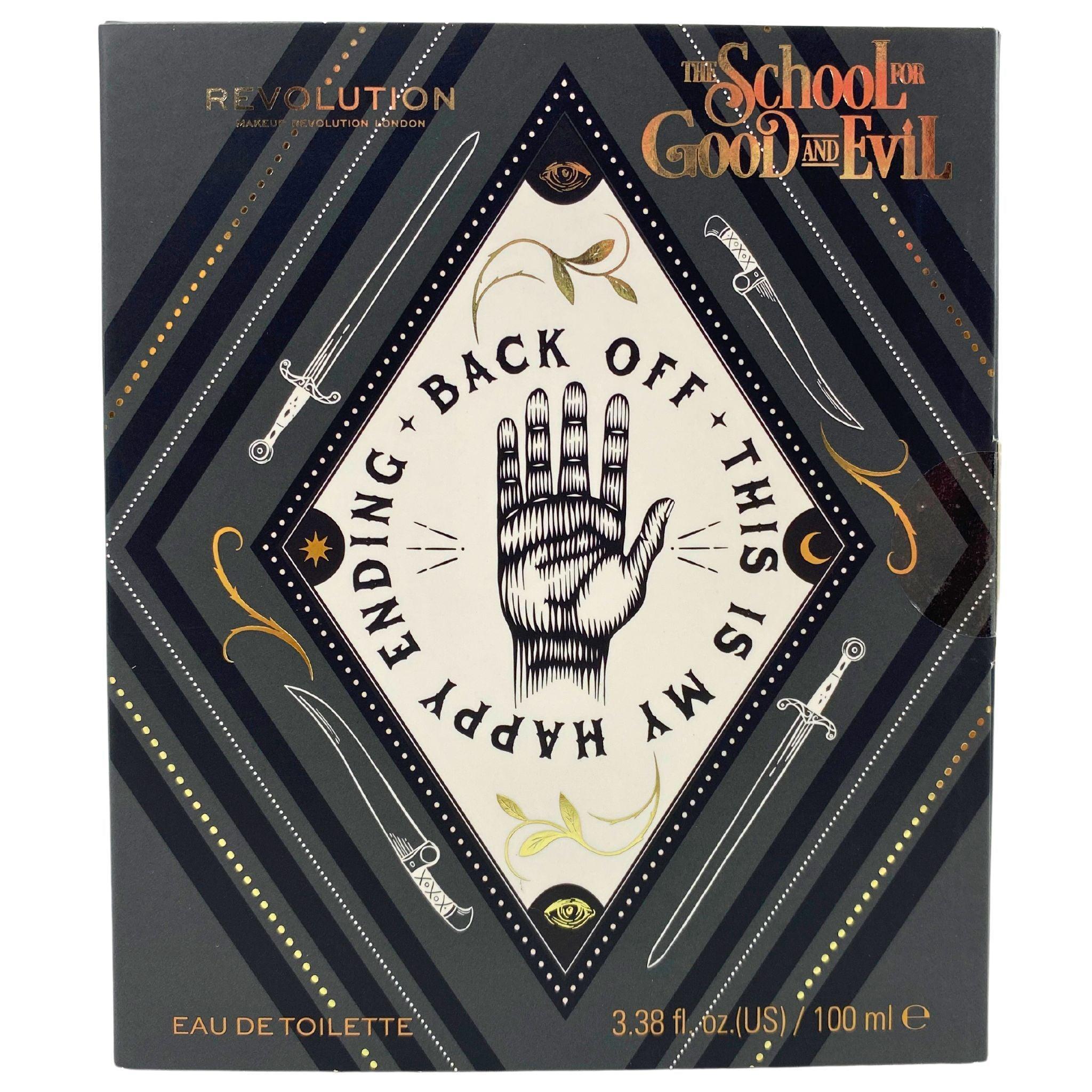 Revolution X The School for Good and Evil 'Back Off This Is My Happy Ending' Eau De Toilette 3.38oz (12 Pack) - Perfect for Gift Sets, Cosplay Events, and Fantasy Lovers