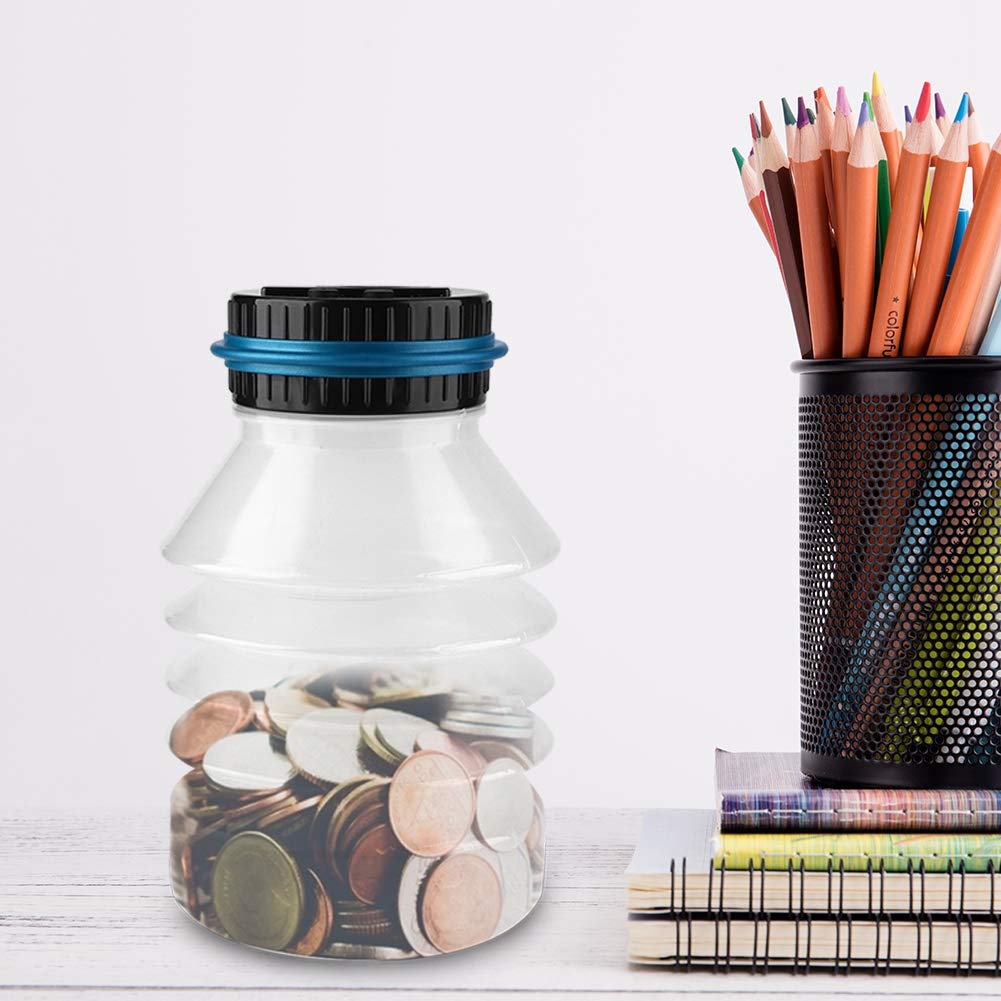 Retractable Digital Money Box Jar - Durable & Unbreakable Design for Adults & Kids | Perfect for Savings, Piggy Bank Replacement, and Gift Giving