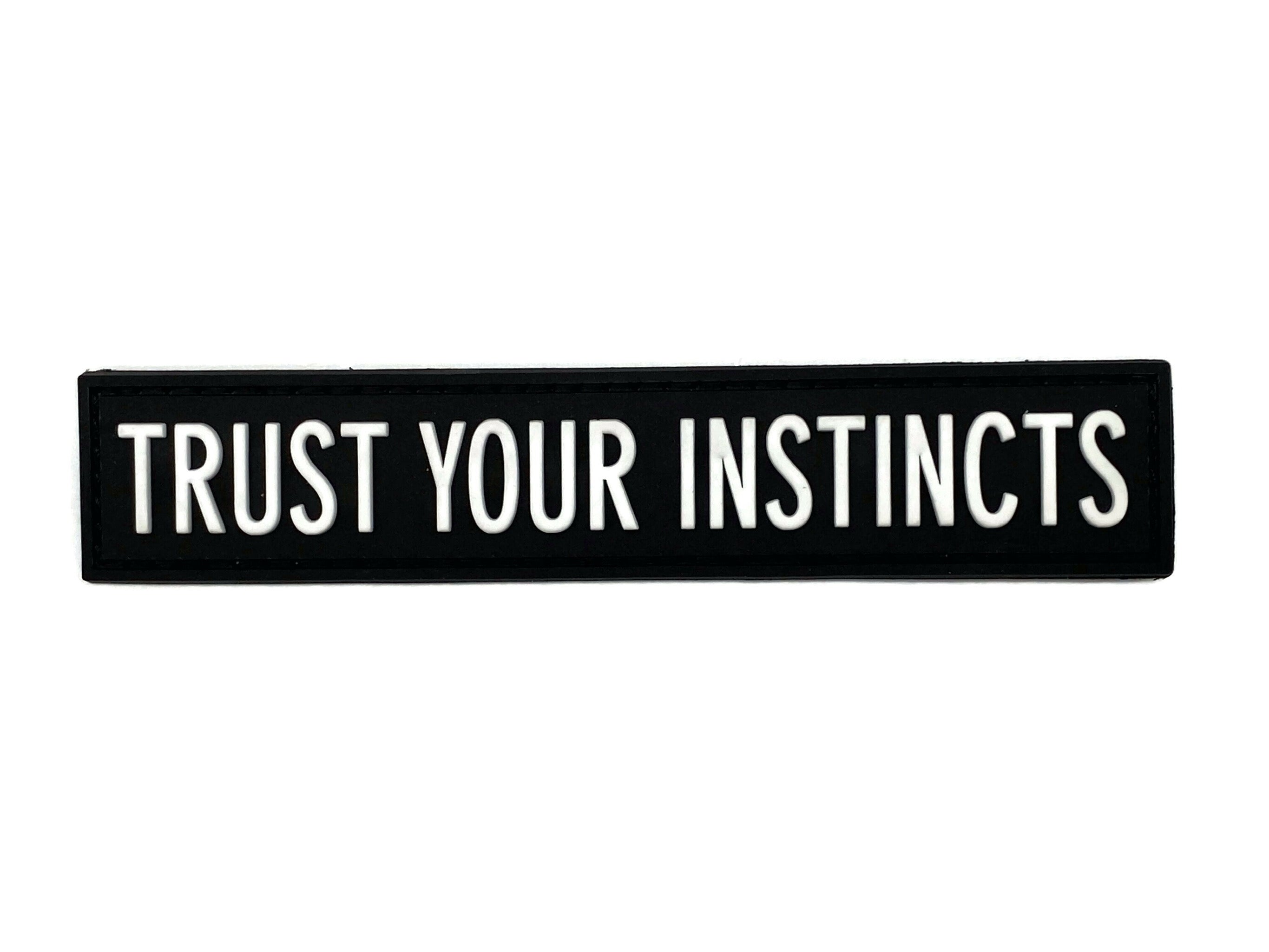 Trust Your Instincts Black T-Shirt - Premium Cotton Comfort Fit Tee for Men & Women | Casual Wear, Street Style, Everyday Outfits