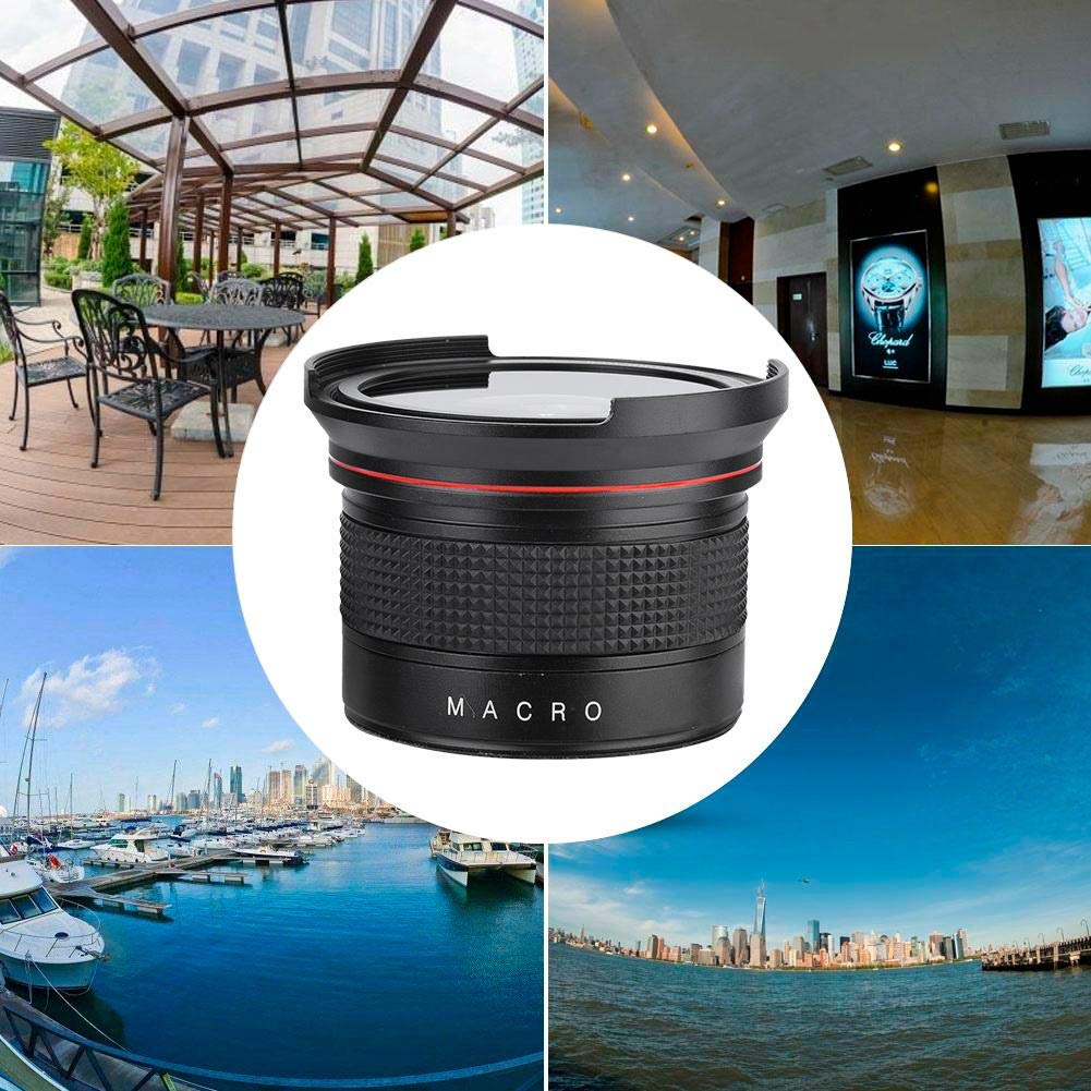 58MM 0.35X Fisheye Lens for DSLR & Digital Cameras - Ultra Wide Angle Adapter (Compatible with 58MM Thread) - Perfect for Landscape, Architecture & Creative Photography
