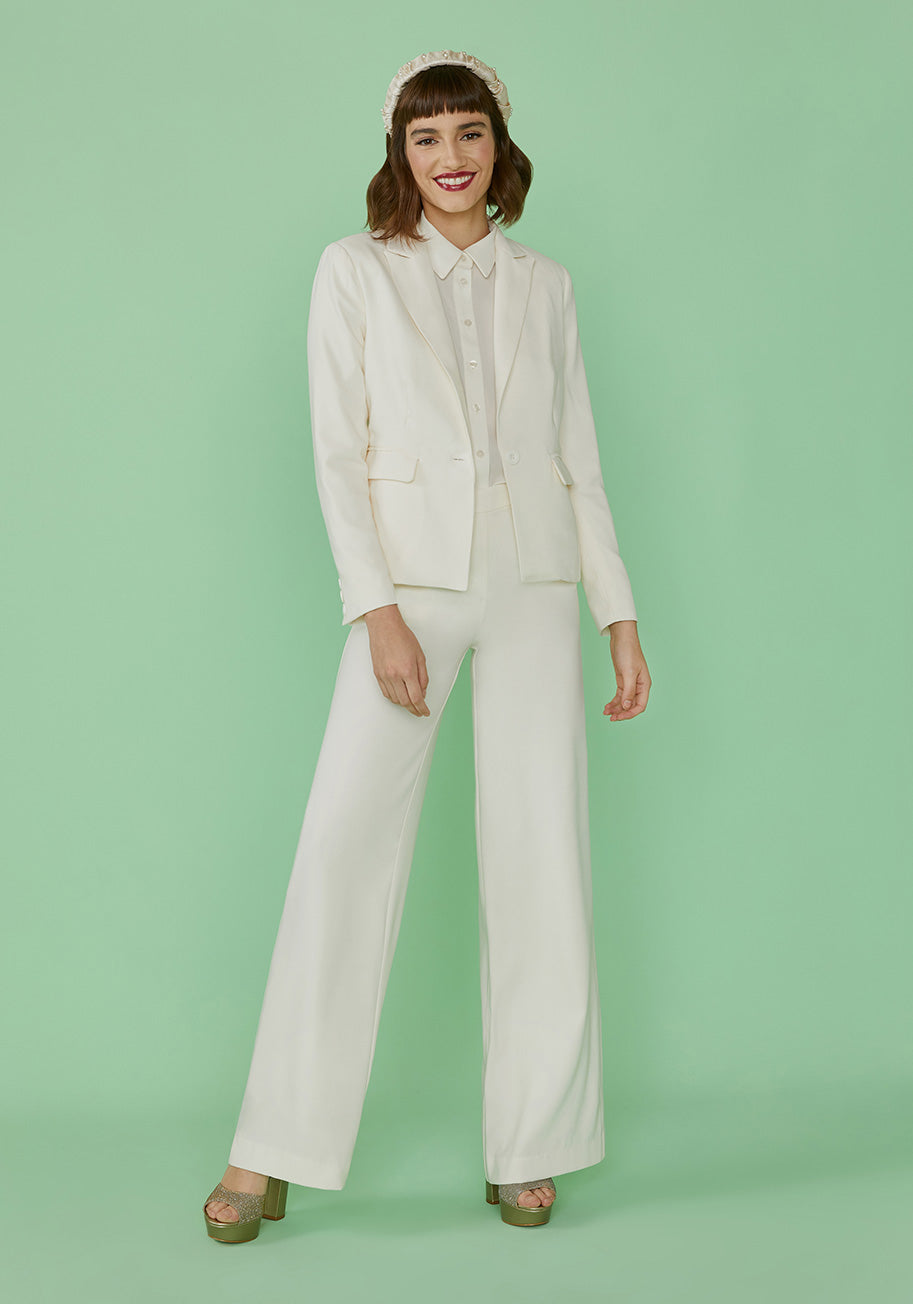 Stylish Aisle Be There Blazer for Women - Trendy Office & Wedding Guest Outfit - Perfect for Work, Parties & Special Occasions