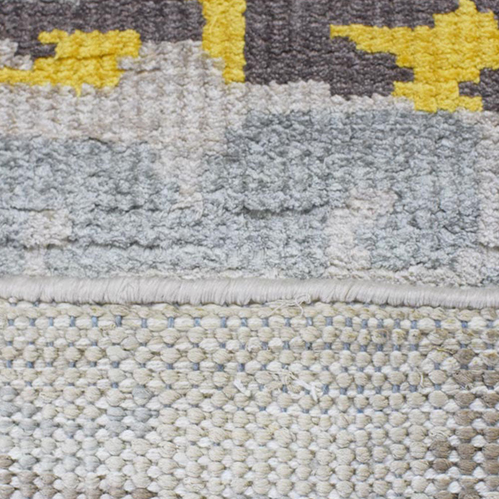 Handmade Hypnotic Eastern Hand Knotted Rug - Bohemian Style Area Rug for Living Room, Bedroom & Home Decor