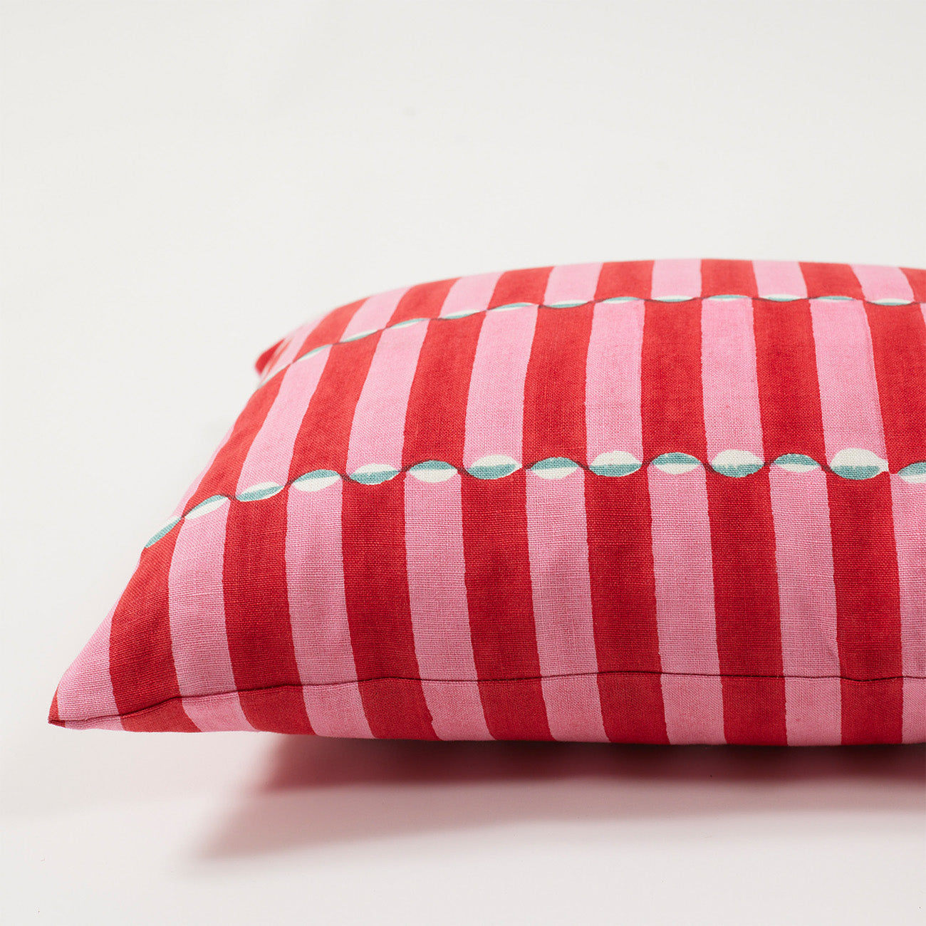 Luna Pink/Red Cushion - Soft & Comfortable Seat Pillow for Sofa, Bed, Chair - Home & Office Decor Accessories