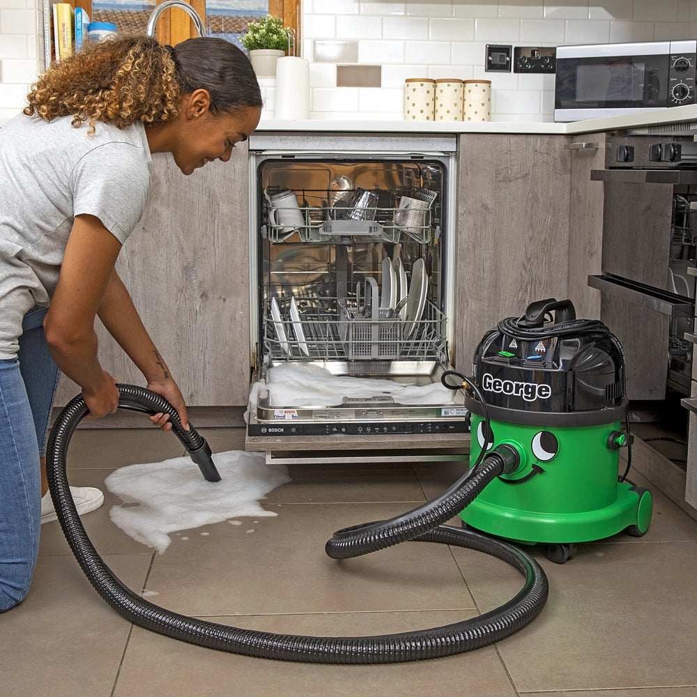 Numatic George GVE 370 Wet Dry Vacuum Cleaner - Powerful Extractor for Home & Commercial Use - Ideal for Carpets, Floors, and Spills