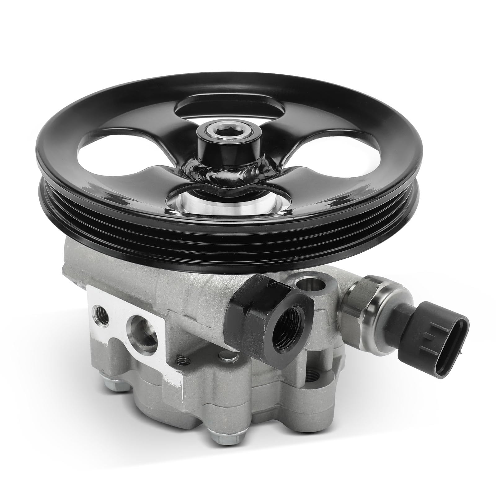 YHTAUTO Power Steering Pump with Pulley Replacement for Toyota Echo 2000-2005 & Scion xA xB 2004-2006 I4 Engine - High Performance Power Assist Pump for Smooth Steering - Perfect for City Driving and Daily Commutes