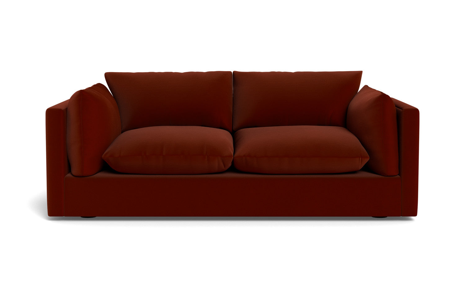 Soco 79 Loveseat Sofa - Modern 2-Seater Couch for Small Spaces, Living Room, Apartment, and Office - Comfortable Upholstered Fabric with Sturdy Wooden Frame